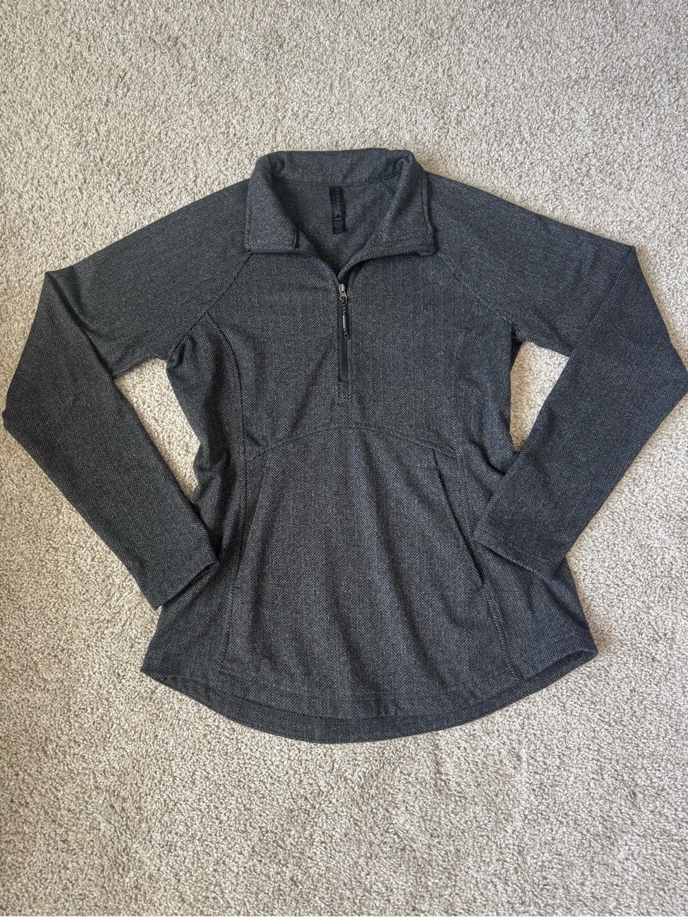 Kyodan Women's Dark Gray Half-Zip Pullover Sweatshirt